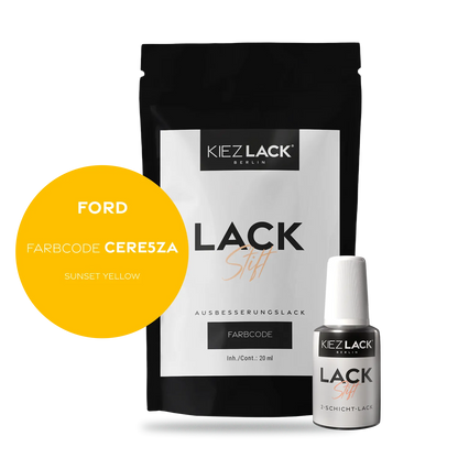 Kiezlack Autolack Lackstift FORD CERE5ZA SUNSET YELLOW