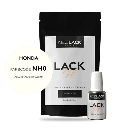 Kiezlack Lackstift Autolack Lackstift HONDA NH0 CHAMPIONSHIP WHITE