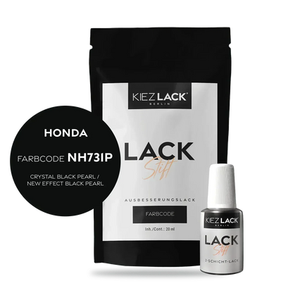 Kiezlack Lackstift Autolack Lackstift HONDA NH731P CRYSTAL BLACK PEARL
