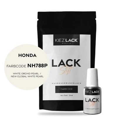 Kiezlack Lackstift Autolack Lackstift HONDA NH788P WHITE ORCHID PEARL