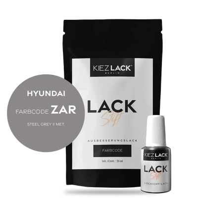 Kiezlack Lackstift Autolack Lackstift HYUNDAI ZAR STEEL GREY II MET.