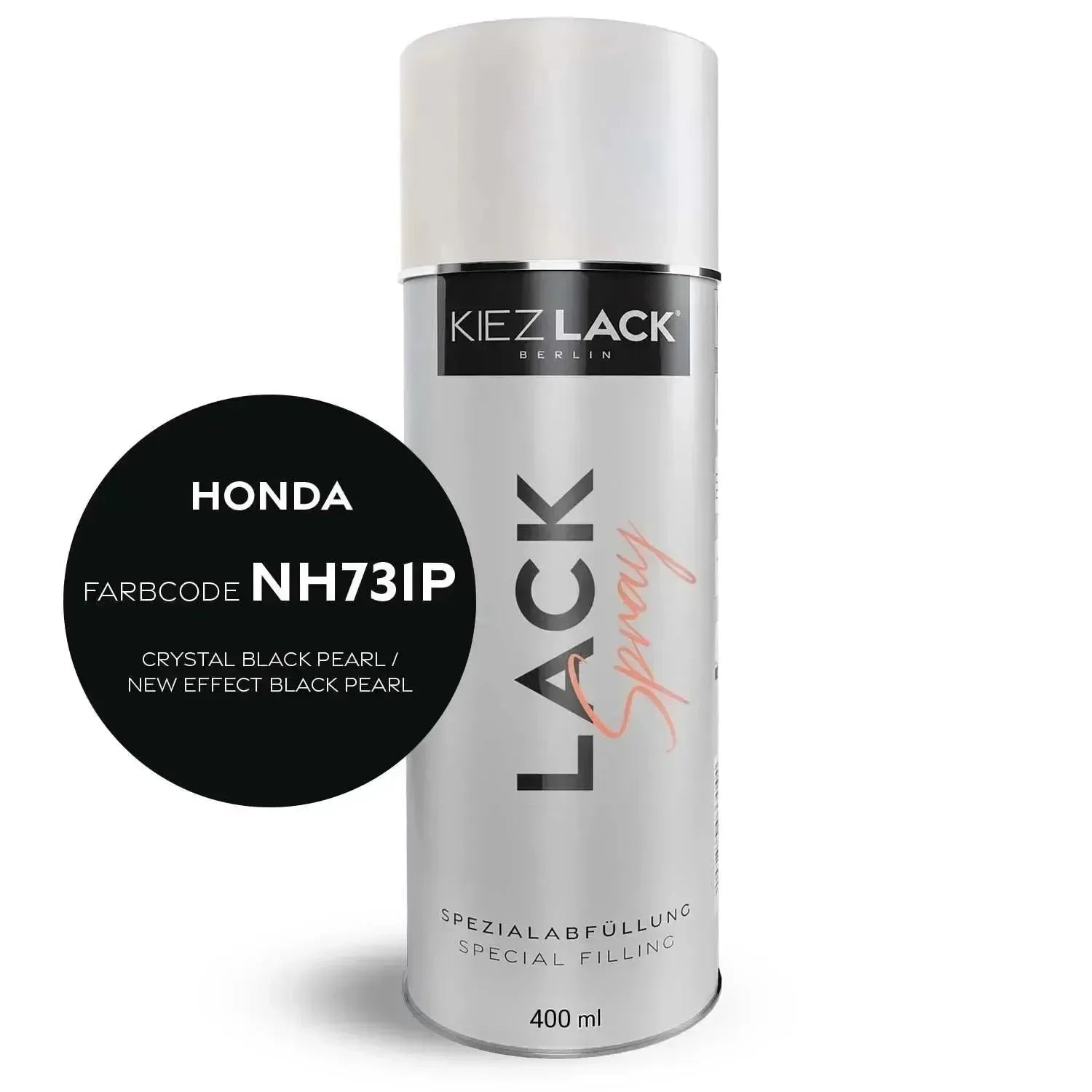 Kiezlack Lackspray Autolack Spraydose HONDA NH731P CRYSTAL BLACK PEARL