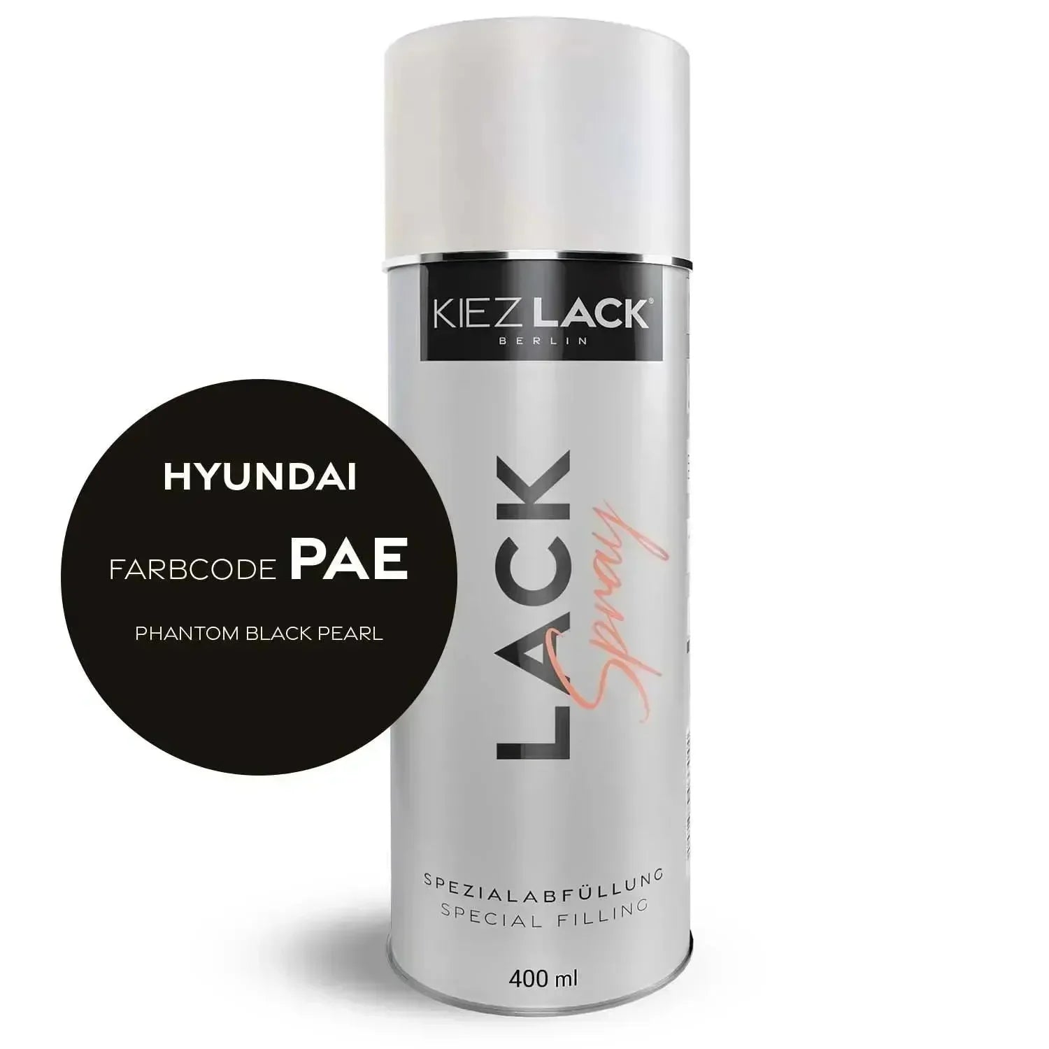 Kiezlack Lackspray Autolack Spraydose HYUNDAI Pae PHANTOM BLACK PEARL