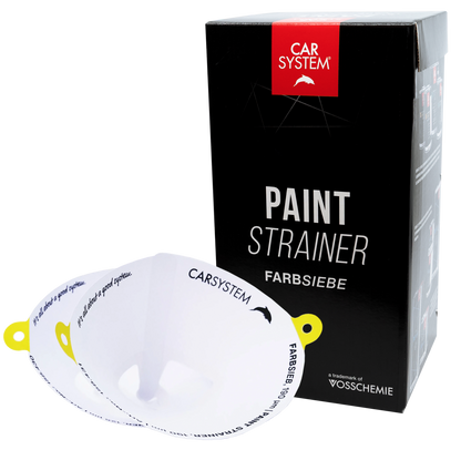 Carsystem Gelb / 190 µ / Box (250 Stk.) Carsystem Lacksiebe PAINT STRAINER Einweg-Farbsiebe