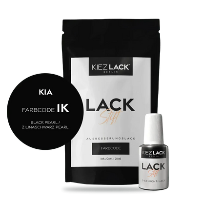 Kiezlack Lackstift Autolack Lackstift KIA 1K BLACK PEARL