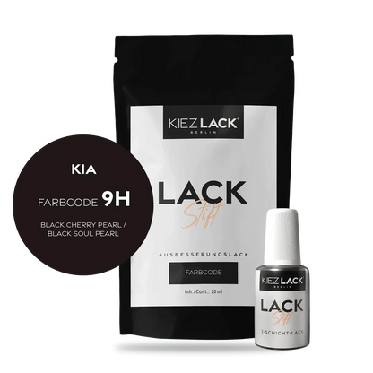 Kiezlack Lackstift Autolack Lackstift KIA 9H BLACK CHERRY PEARL