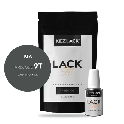 Kiezlack Lackstift Autolack Lackstift KIA 9T DARK GREY MET.