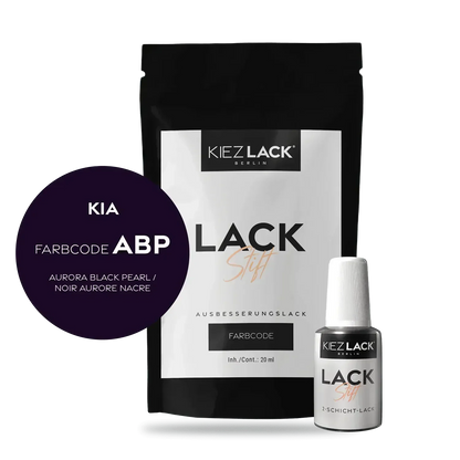 Kiezlack Lackstift Autolack Lackstift KIA ABP AURORA BLACK PEARL
