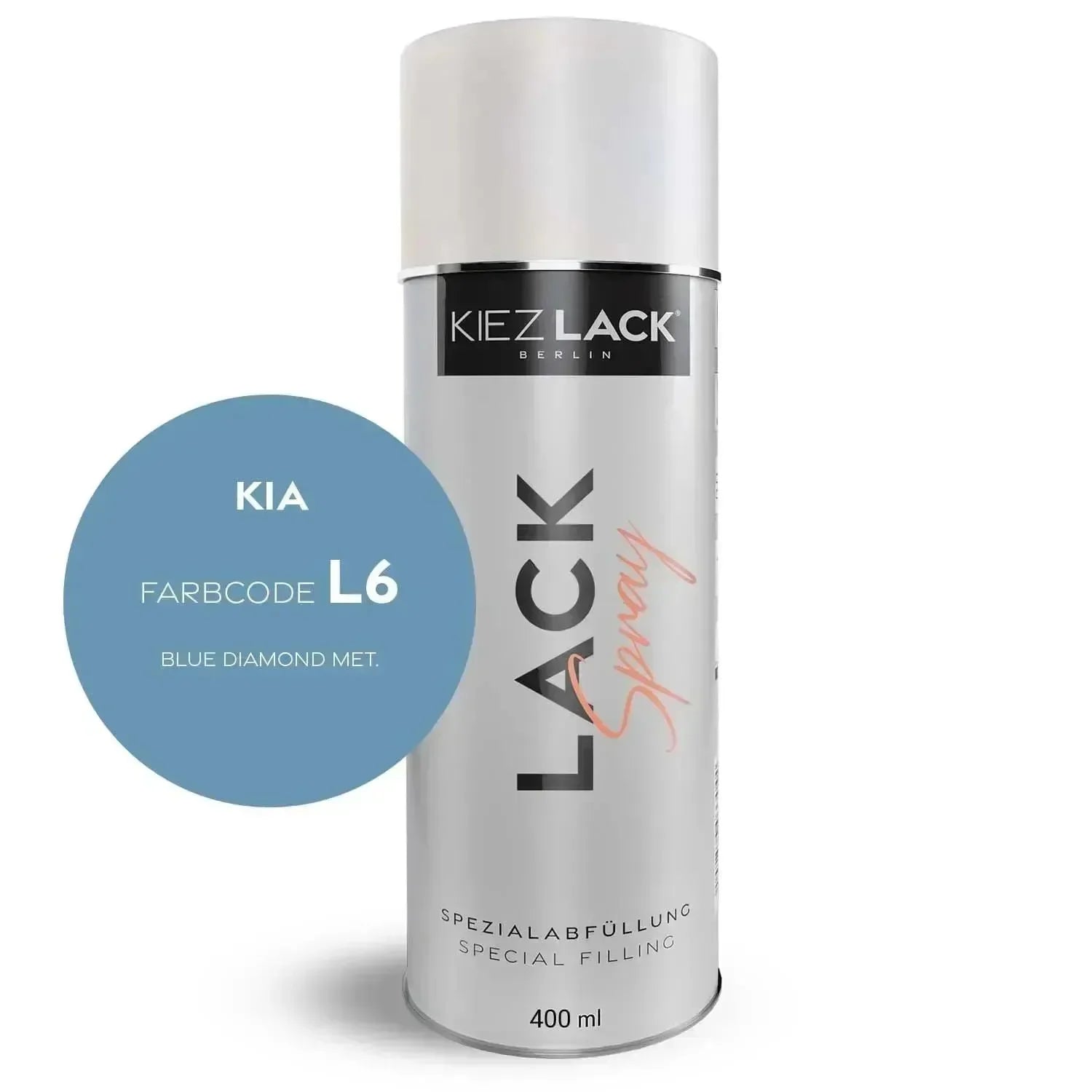 Kiezlack Lackspray Autolack Spraydose KIA L6 BLUE DIAMOND MET.