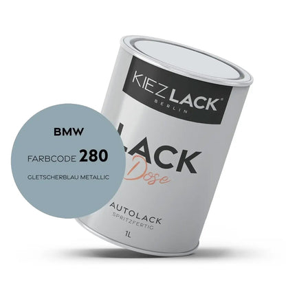 Kiezlack 1K Autolack Lackdose Basislack spritzfertig OPEL 280 CARBONSCHWARZ