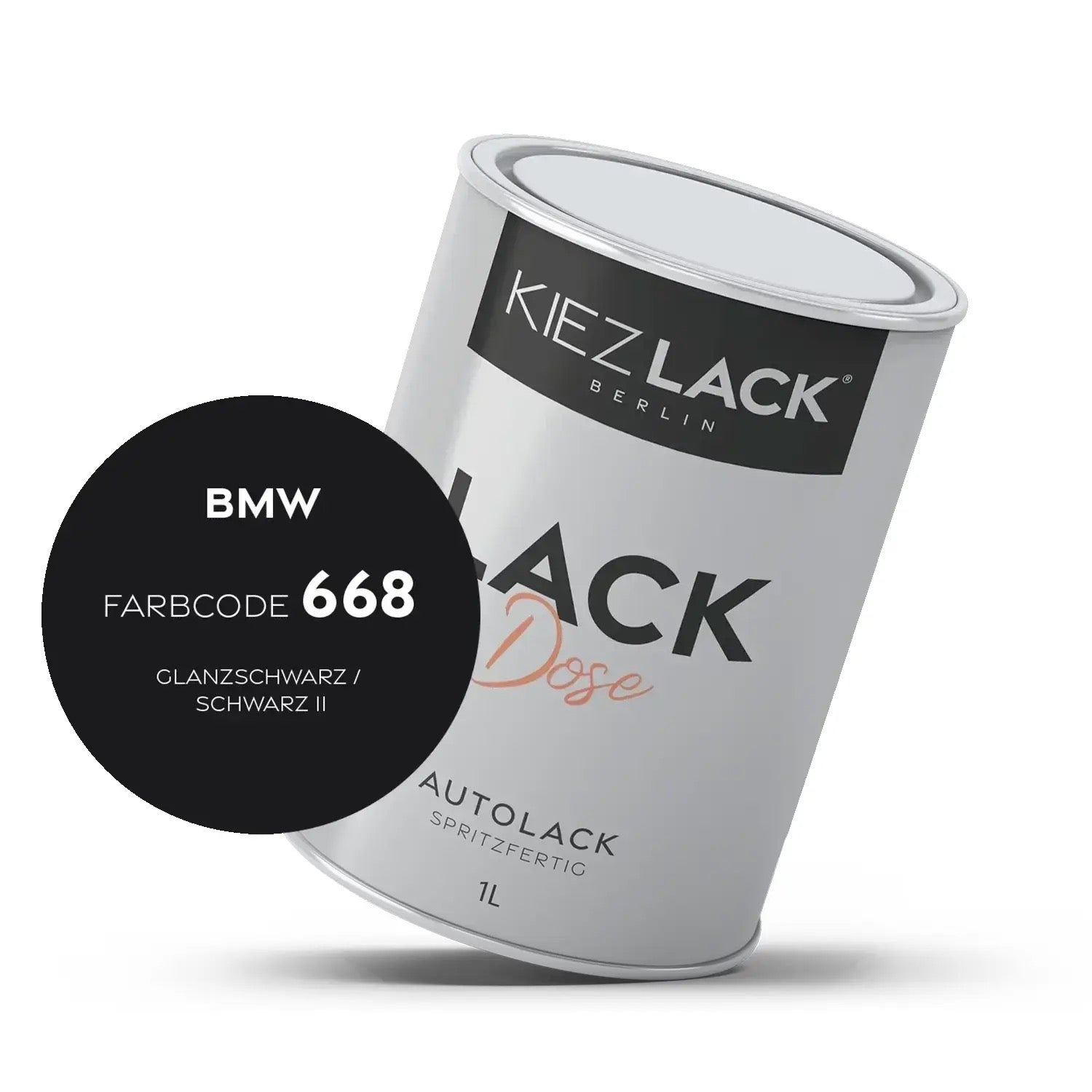 Kiezlack 1K Autolack Lackdose Basislack spritzfertig BMW 354 TITANSILBER Metallic