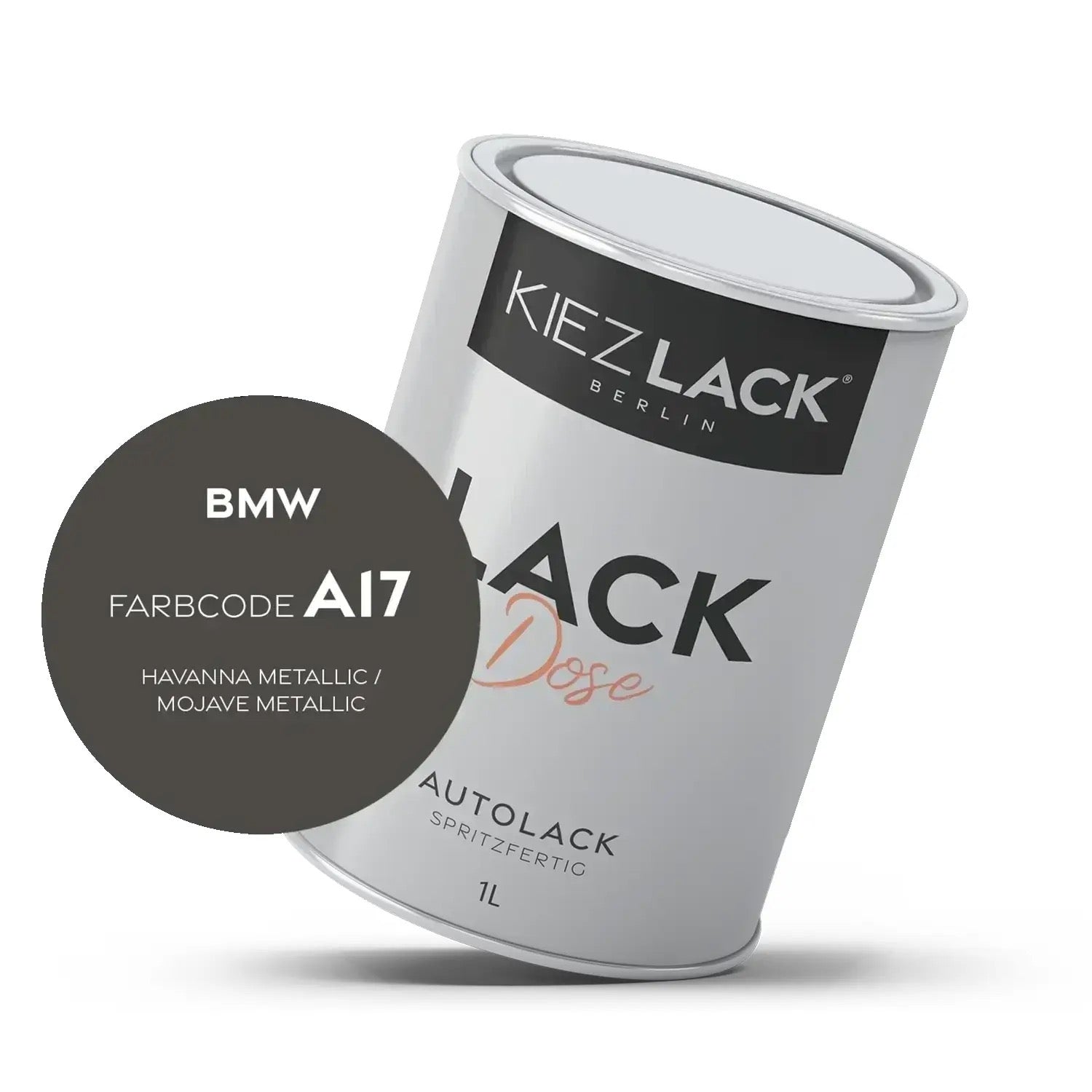 Kiezlack 1K Autolack Lackdose Basislack spritzfertig BMW A17 HAVANNA Metallic
