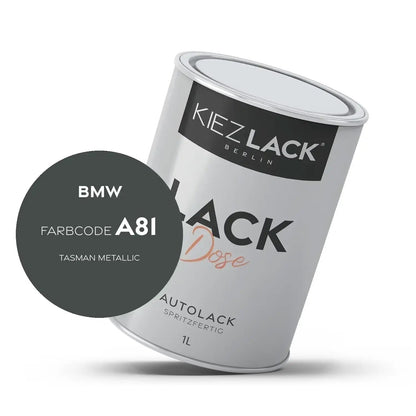 Kiezlack 1K Autolack Lackdose Basislack spritzfertig BMW A81 TASMAN Metallic
