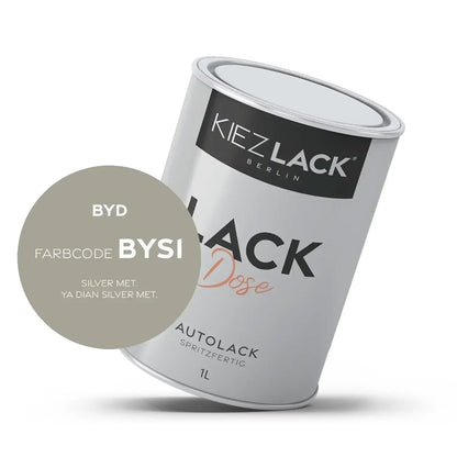 Kiezlack 1K Autolack Lackdose Basislack spritzfertig BYD BYS CRYSTAL WHITE