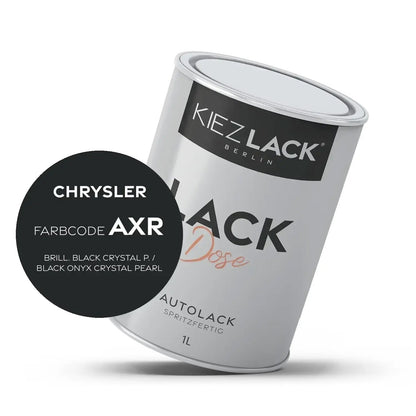 Kiezlack 1K Autolack Lackdose Basislack spritzfertig CHRYSLER AXR BRILL. BLACK CRYSTAL P.