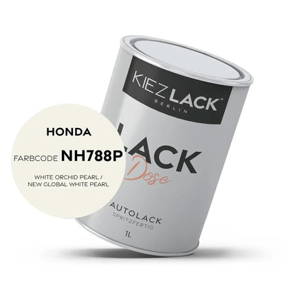 Kiezlack 1K Autolack Lackdose Basislack spritzfertig HONDA NH788P WHITE ORCHID PEARL