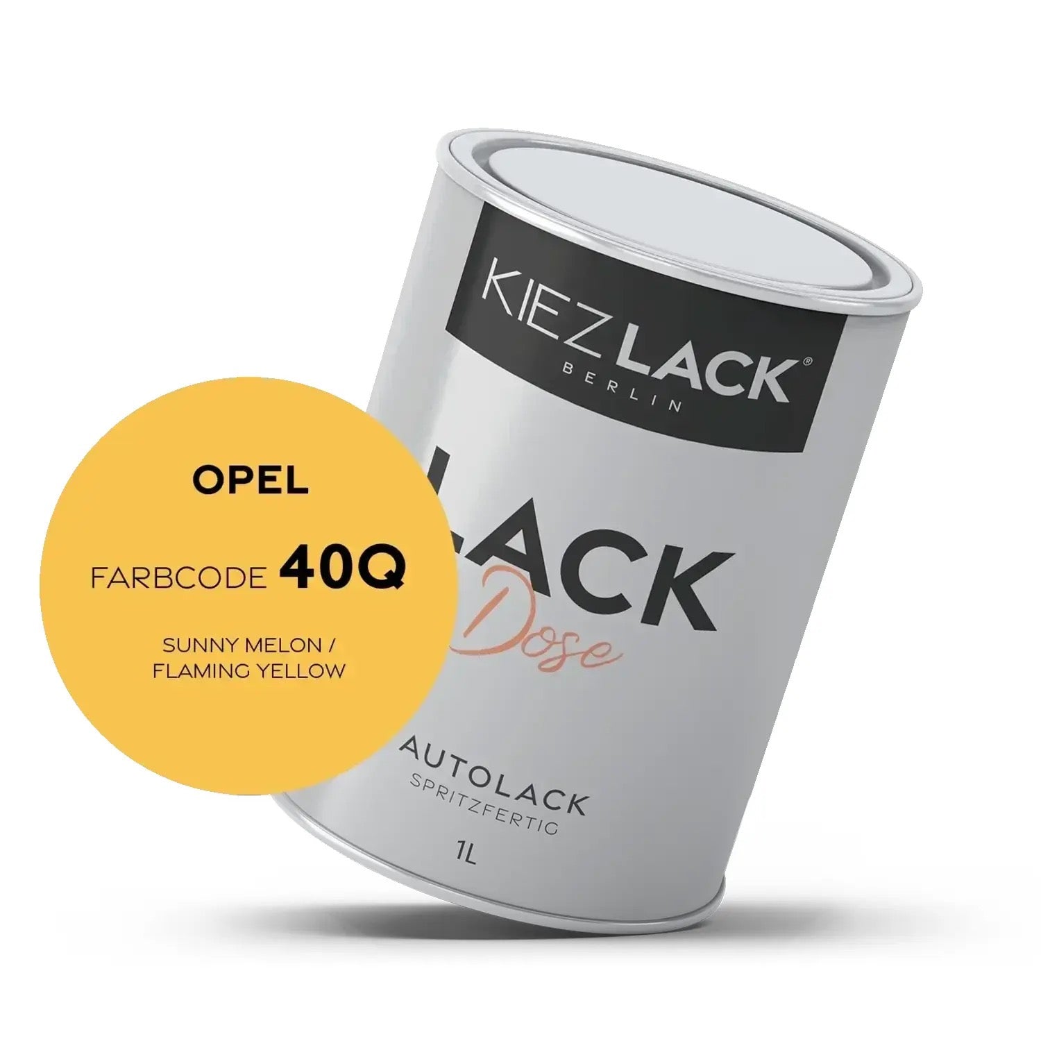 Kiezlack 1K Autolack Lackdose Basislack spritzfertig OPEL 40Q SUNNY MELON