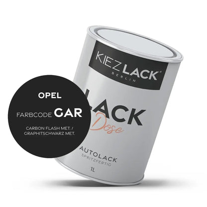 Kiezlack 1K Autolack Lackdose Basislack spritzfertig OPEL GAR CARBON FLASH MET.