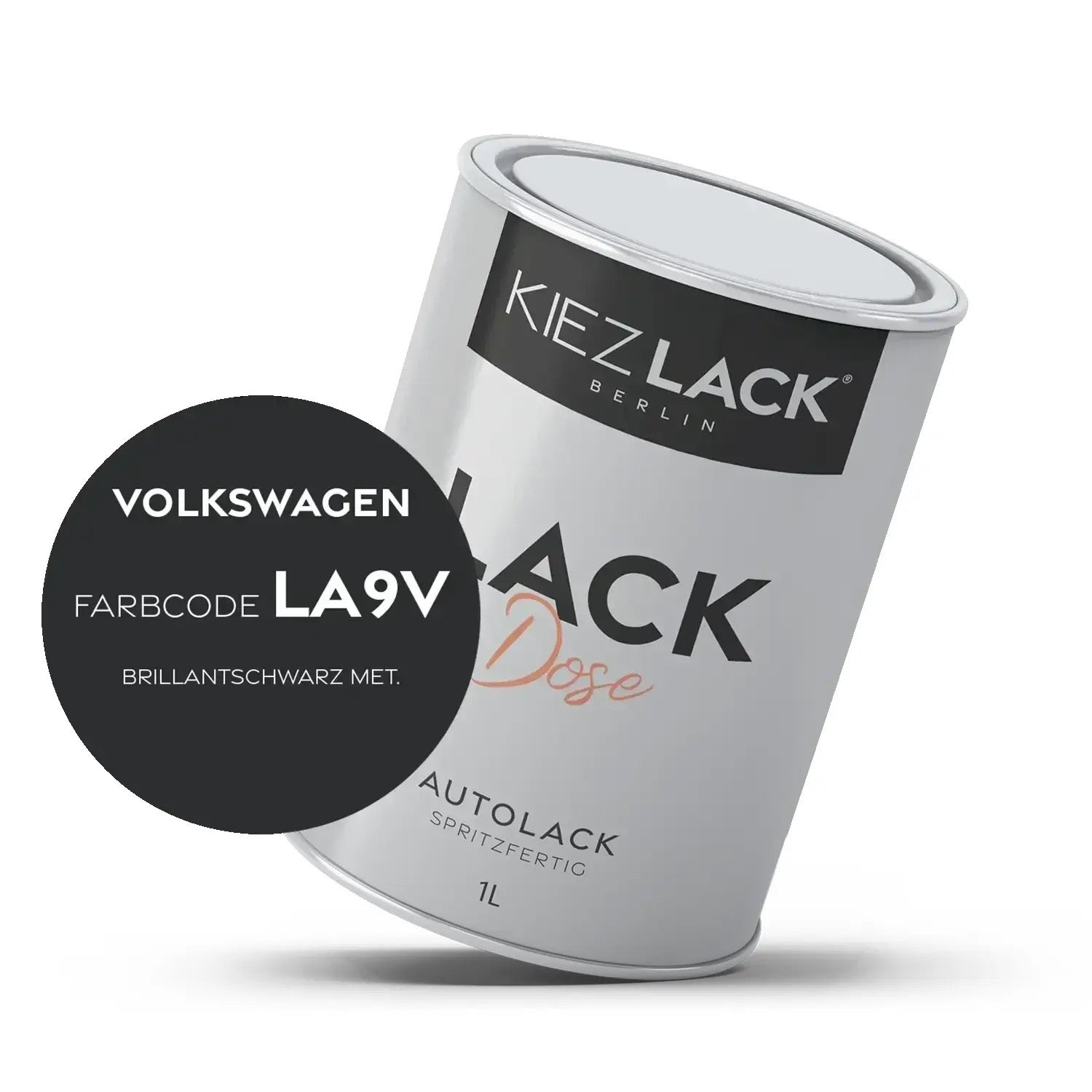 Kiezlack 1K Autolack Lackdose Basislack spritzfertig Volkswagen LA8X KASCHMIRBRAUN MET.