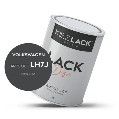 Kiezlack 1K Autolack Lackdose Basislack spritzfertig Volkswagen Lh5X NIGHT BLUE MET.