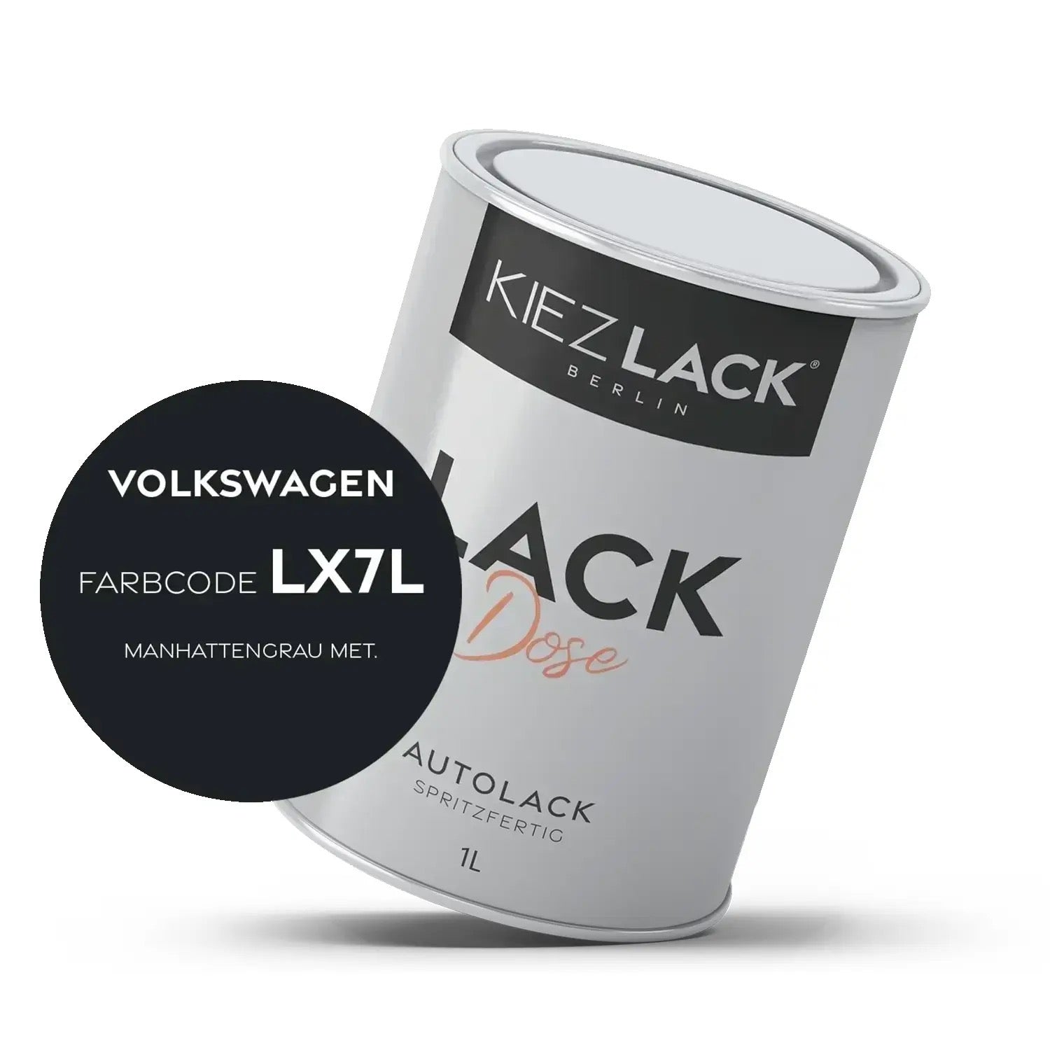 Kiezlack 1K Autolack Lackdose Basislack spritzfertig Volkswagen LX5R OLIVINE MET.