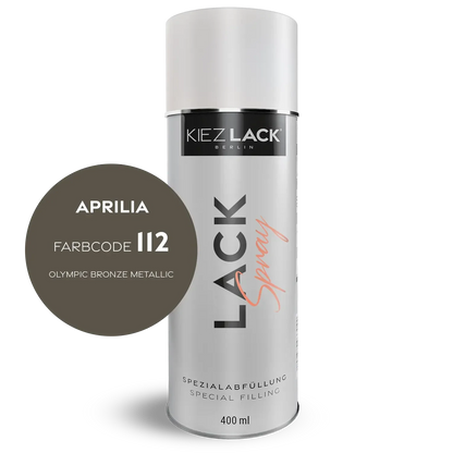 Kiezlack 1K Motorradlack Spraydose Aprilia 112 OLYMPIC BRONZE METALLIC