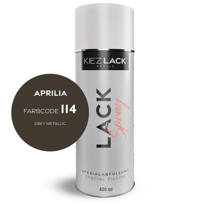 Kiezlack 1K Motorradlack Spraydose Aprilia 114 GREY METALLIC