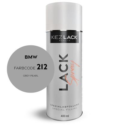 Kiezlack 1K Motorradlack Spraydose BMW 212 GREY PEARL
