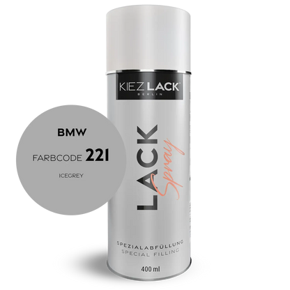 Kiezlack 1K Motorradlack Spraydose BMW 221 ICEGREY