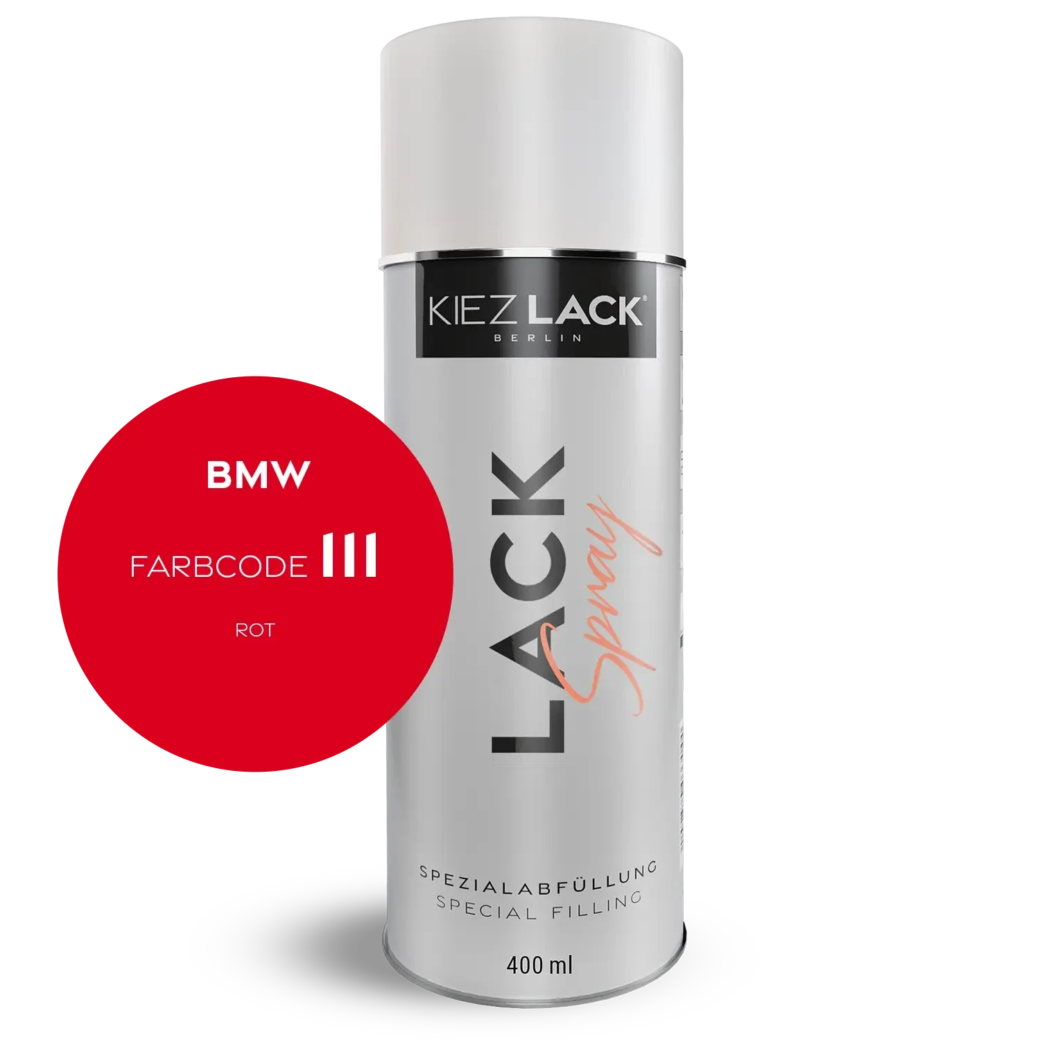 Kiezlack 1K Motorradlack Spraydose BMW 111 ROT