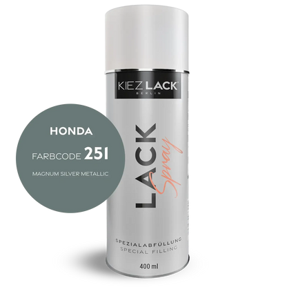 Kiezlack 1K Motorradlack Spraydose Honda 251 MAGNUM SILVER METALLIC