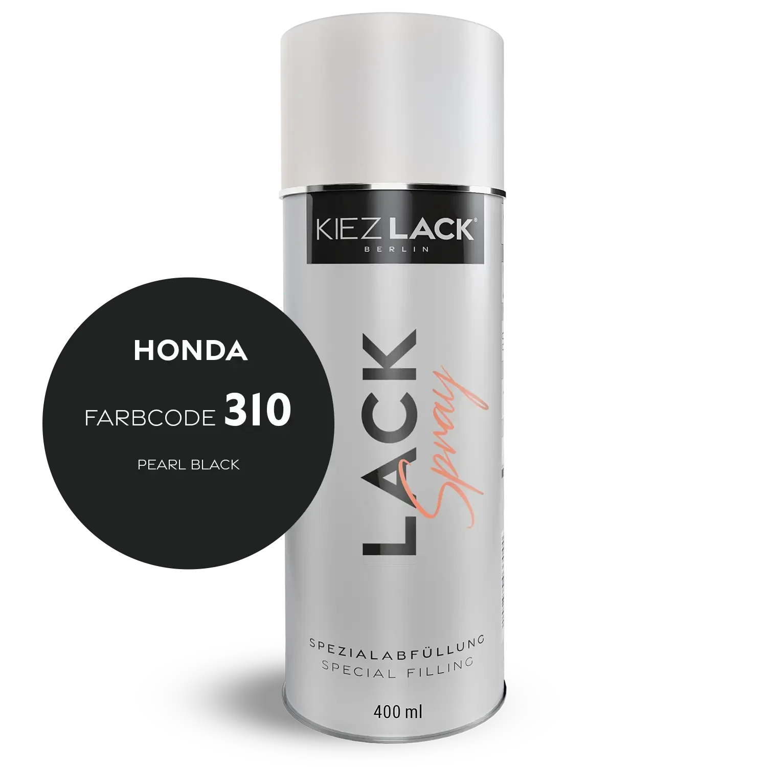 Kiezlack 1K Motorradlack Spraydose Honda 310 PEARL BLACK