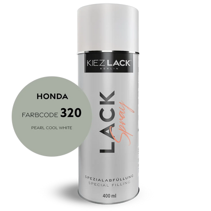 Kiezlack 1K Motorradlack Spraydose Honda 320 PEARL COOL WHITE