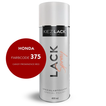 Kiezlack 1K Motorradlack Spraydose Honda 375 CANDY PROMINENCE RED