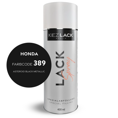 Kiezlack 1K Motorradlack Spraydose Honda 389 ASTEROID BLACK METALLIC