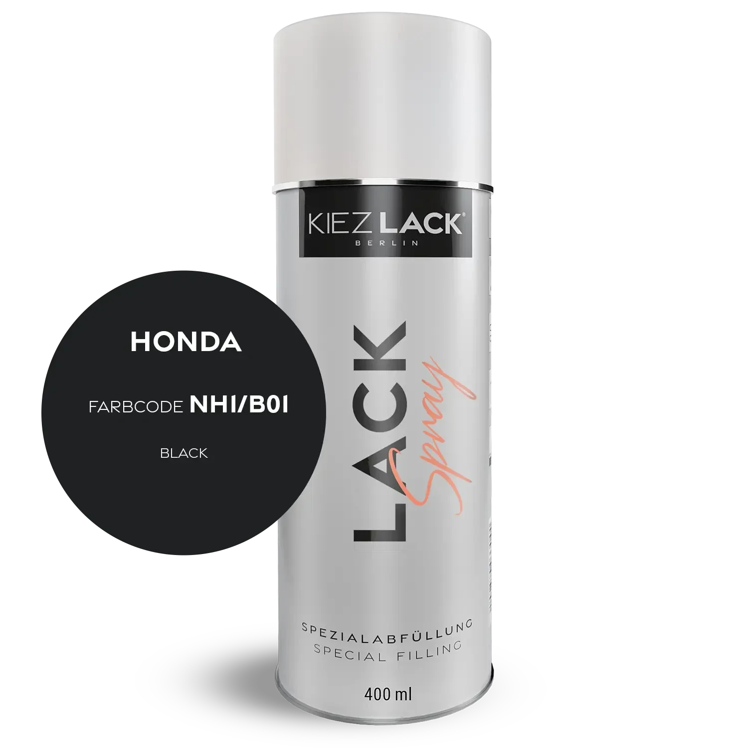 Kiezlack 1K Motorradlack Spraydose Honda NH1/B01 BLACK