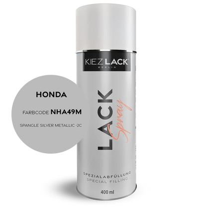 Kiezlack 1K Motorradlack Spraydose Honda NHA49M SPANGLE SILVER METALLIC -2C