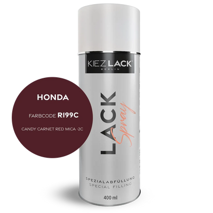 Kiezlack 1K Motorradlack Spraydose Honda R199C CANDY CARNET RED MICA -2C