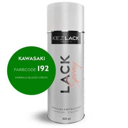 Kiezlack 1K Motorradlack Spraydose Kawasaki 192 EMERALD BLAZED GREEN