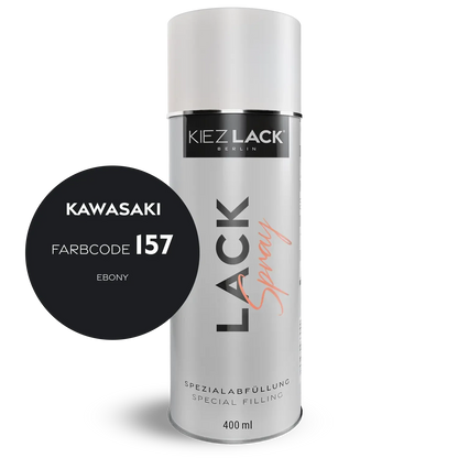 Kiezlack 1K Motorradlack Spraydose Kawasaki 157 EBONY