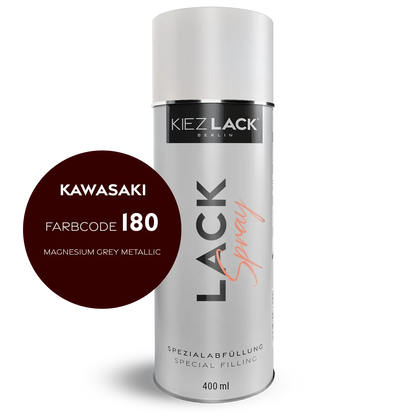 Kiezlack 1K Motorradlack Spraydose Kawasaki 180 MAGNESIUM GREY METALLIC