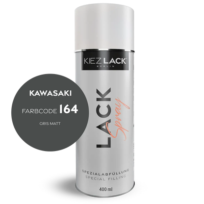 Kiezlack 1K Motorradlack Spraydose Kawasaki 164 GRIS MATT