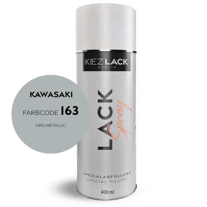 Kiezlack 1K Motorradlack Spraydose Kawasaki 163 GRIS METALLIC