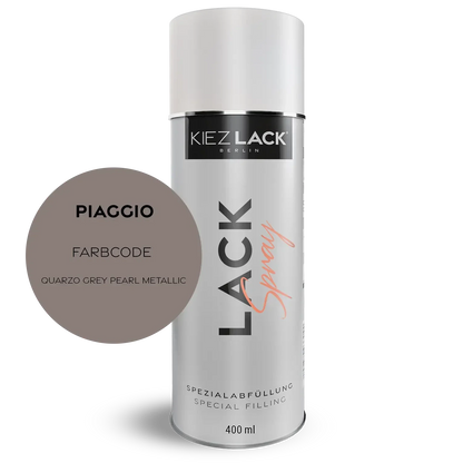 Kiezlack 1K Motorradlack Spraydose Piaggio 692 QUARZO GREY PEARL METALLIC