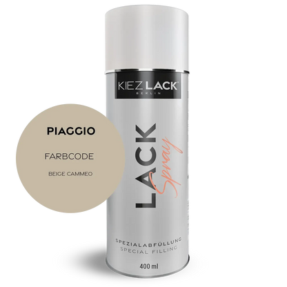 Kiezlack 1K Motorradlack Spraydose Piaggio 524 BEIGE CAMMEO
