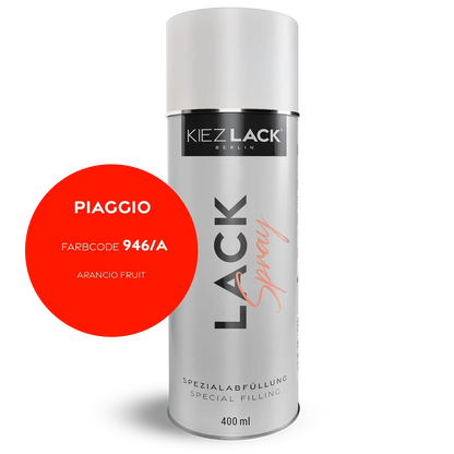Kiezlack 1K Motorradlack Spraydose Piaggio 946/A ARANCIO FRUIT