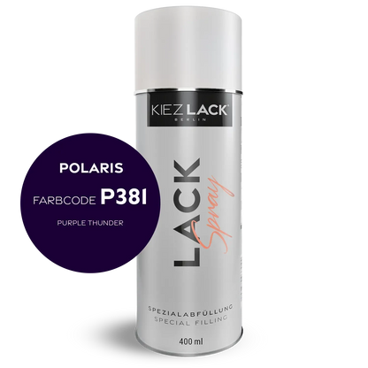 Kiezlack 1K Motorradlack Spraydose Polaris P381 PURPLE THUNDER