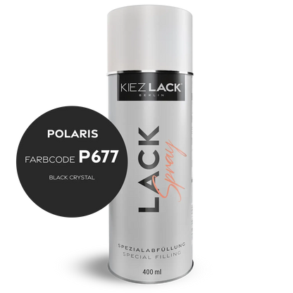 Kiezlack 1K Motorradlack Spraydose Polaris P677 BLACK CRYSTAL
