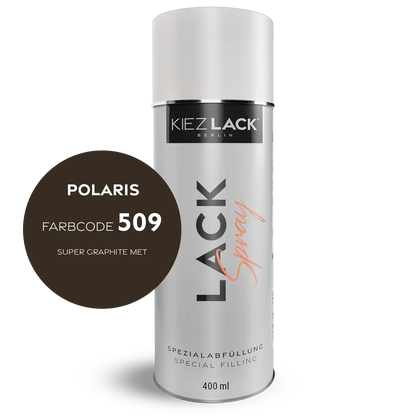 Kiezlack 1K Motorradlack Spraydose Polaris 509 SUPER GRAPHITE MET