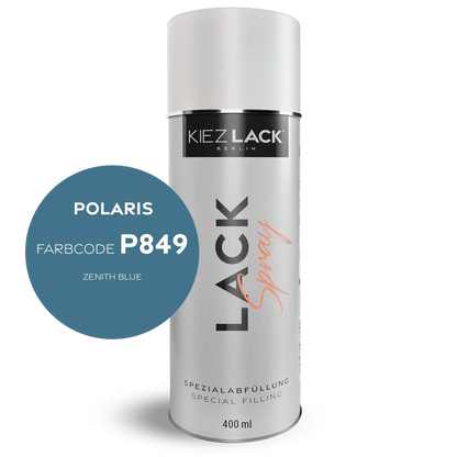 Kiezlack 1K Motorradlack Spraydose Polaris P849 ZENITH BLUE